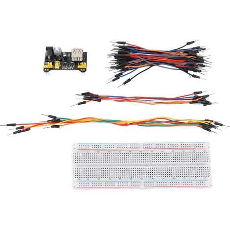 830-punkt-netzteilmodul, 3,3 V/5 V, Mit Anschlusskabelsatz, Für Diy-schaltungsprojekte