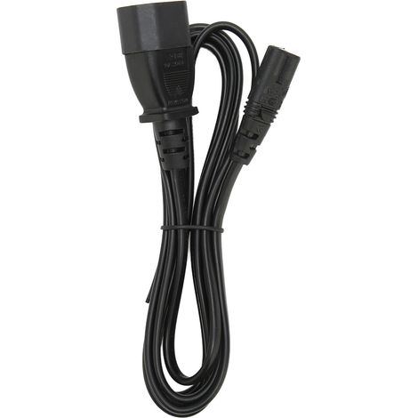Iec320 C14 Auf C7 Stecker Auf Buchse Netzadapterkabel, Für Lcd-monitor, Drucker, Digitalkamera, 2 Meter