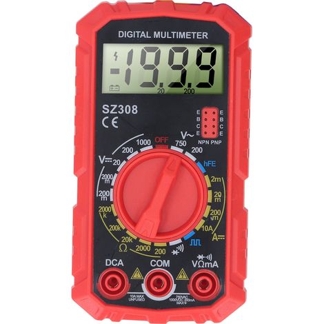 Digitales Multimeter Mit 4000 Zählern, Ncv-erkennung, Ac/dc-spannungsprüfer, Tragbares Ohm-volt-amperemeter Für Haushalt, Auto Und Industrie