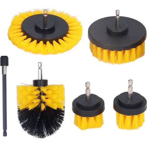 Set Aus Nylon-bohrbürsten, Verschiedene Größen, Reinigungsbürsten Mit Verlängerungsstange