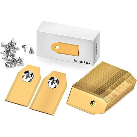 45-teiliges Titan-messer-set, Mährobotermesser Mit Schrauben, Geeignet Für Mährobotermesser Verschiedener Marken Und Modelle, Rasenmäherteile Und Zubehör.