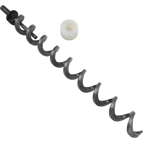 Einschraubbarer Schieber Und Nylonbürsten-set Für Pelletroste, 39 Cm Langes Metall-ersatzteil Mit Ring Für Reparatur Und Wartung Von Außengrills