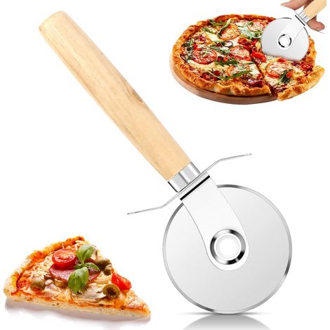 Pizzaschneider, Pizzaschneider Aus Edelstahl, Pizzamesser, Zum Schneiden Von Pizzen, Kuchen, Torten, Waffeln, Spülmaschinenfest