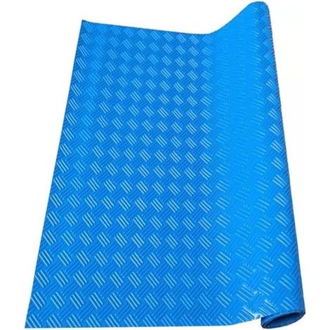 Rutschfeste Poolleitermatte, Pvc-schutzmatte Für Aufstellpools, Rutschfeste Sicherheitsabdeckung, Blaue Bodenmatte Für Einstiegsstufen (90 X 60 Cm)