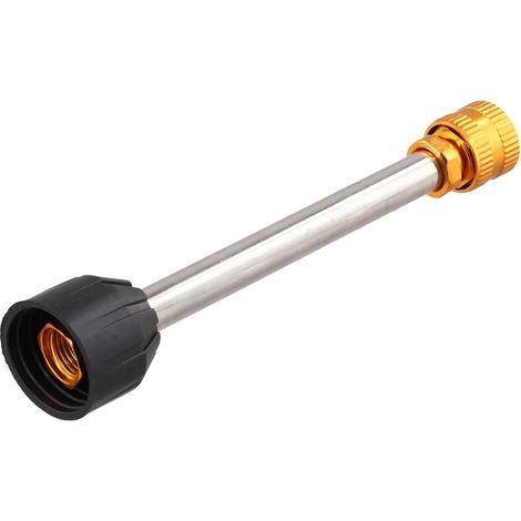 Hochdruck-edelstahldüse Für Die Autowäsche, Verlängerungsrohr-sprinkler Für Die Gartenbewässerung, Rostbeständiger Metall-sprühkopf, Einfach Anzuschließendes Gewindefitting