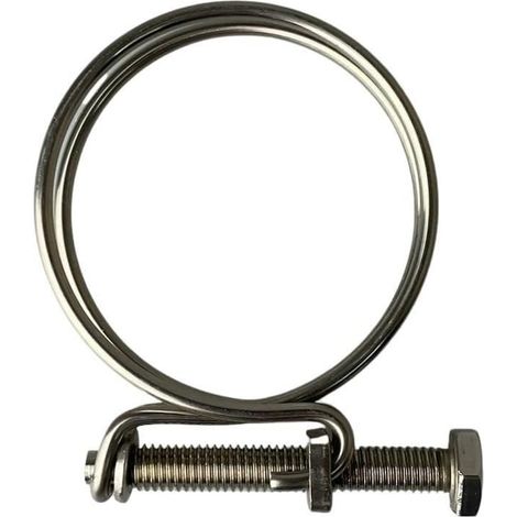Doppeldraht-teichrohrschellen Aus Edelstahl (62–70 Mm), Befestigungsschrauben, Koi-fischfilterpumpenanschluss (4 Stück)