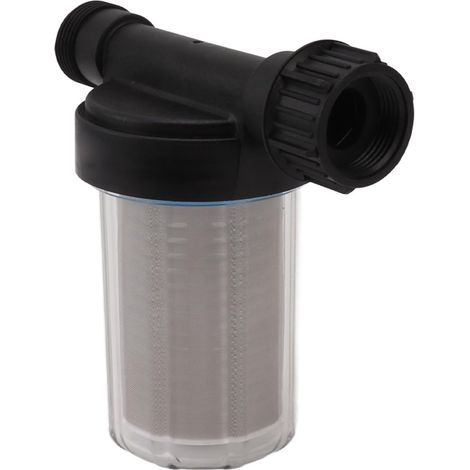 Gartenschlauchfilter, G3/4-wasserpumpenfilter Aus Edelstahl 304, Transparentes Inline-sieb Für Hochdruck-bewässerungsreiniger, Wohnmobilpumpen, Wasseraufbereitung