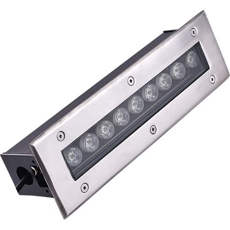 Led-einbaustrahler Für Den Außenbereich – Gartenleuchte Für Den Bodeneinbau, Rechteckiger Bodeneinbaustrahler, Wasserdichte Gartenleuchte Für Den Untergrund