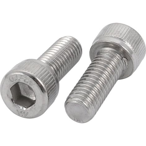 2 Stück M8x20mm Linksgewinde-innensechskantschrauben Aus Edelstahl 304