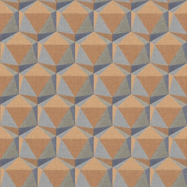 Bricoflor Bunte Tapete 60Er Jahre Retro Vliestapete Geometrisch Vlies Mustertapete In Leinenoptik Ideal Für Wohnzimmer Und Küche