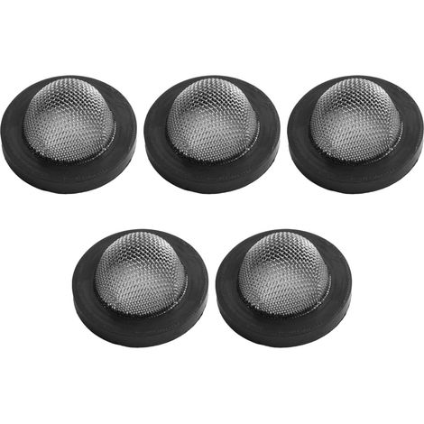 Set Mit 5 Edelstahlfiltern Für Gartenschläuche, Hochdruckreiniger Und Waschmaschinen Zur Optimierung Des Wasserdrucks