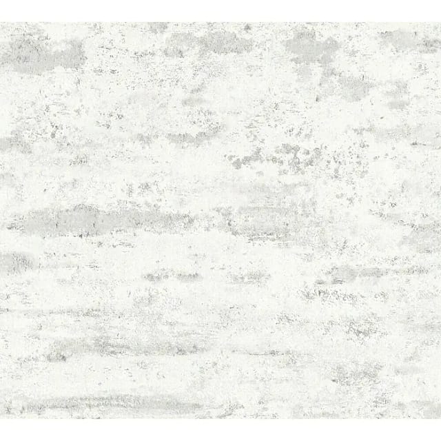 A.S. Création Tapete Stein-Optik Weiß und Grau 53 cm x 10,05 m AS-374152
