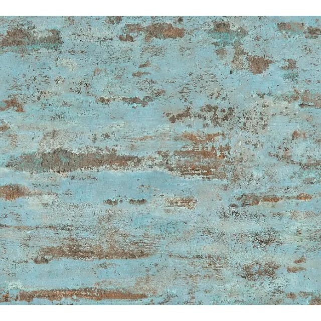 Bricoflor Vlies Mauertapete Hellblau Grau Industrial Tapete in Steinoptik für Küche und Wohnzimmer Alte Mauer Vliestapete im Used Look