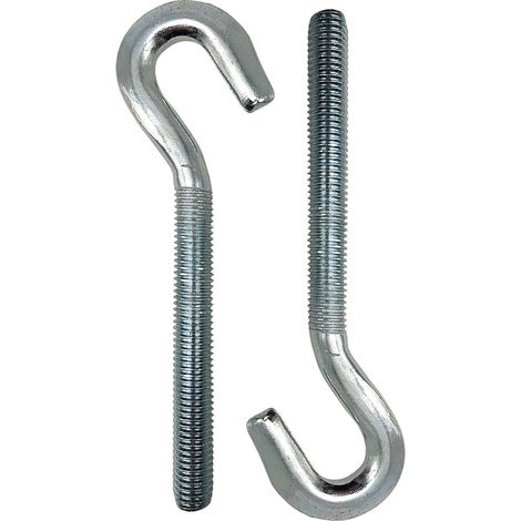 Hakenbolzen M8, Hakenschraube, Drahtlänge: 60 Mm, 10er-pack. Ideal Zum Befestigen Und Aufhängen Von: Chemischer Verankerung, Deckenleuchtenbefestigung, Zelten, Bannern.