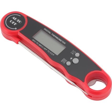 Digitales Lebensmittelthermometer, Fleischthermometer Mit Sonde Und Magnet, Hintergrundbeleuchtung, Zum Kochen Und Grillen Im Freien