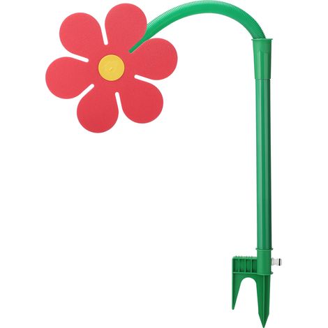 Blumenförmiger Gartensprenger, Einzigartiges Gänseblümchen-design, Niedlicher Wassersprenger Für Rasen Und Garten, Rot
