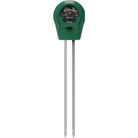 3-in-1 Bodentester Für Gartenarbeit, Anpflanzung, Feuchtigkeits-, Licht- Und Ph-wert-tests, Für Zimmerpflanzen, Gärten, Rasenflächen Und Landwirtschaftliche Betriebe.