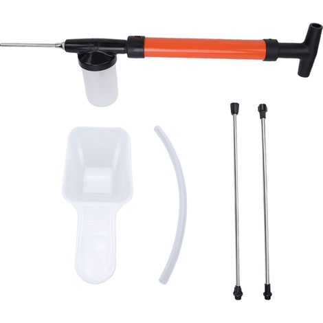 Kieselgur-stäuber, 1,2 M Verstellbare Länge, 3 Modi, Sprühspender Für Den Garten, Orange