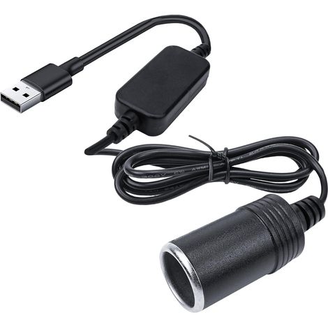 Usb-a Stecker Auf 12v Buchse Zigarettenanzünder-adapterkabel, Usb-auto-zigarettenanzünder-adapter Für Gps, Dashcam, Hundeelektronik Usw.