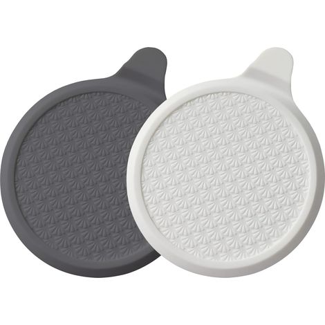 Universeller Saugnapf-abflussstopfen, 18 Cm Flexibler Silikonstopfen Für Waschbecken, Küchen Und Duschen (2er-pack Grau+weiß)
