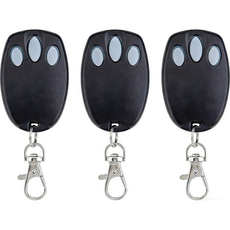 Chamberlain 3er-pack Ersatz-garagentor-fernbedienungen Für Chamberlain 94335e, 84335e, Ml500, Ml700, Ml850, Merlin+ C945, C840 Security, 433,92 Mhz