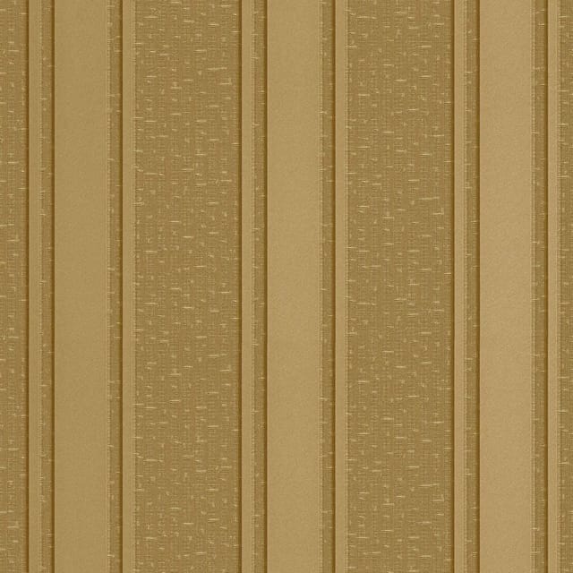 Bricoflor Goldene Tapete mit Streifen Elegante Vliestapete Gold Gestreift Vinyl Tapete mit Struktur Effekt Ideal für Wohnzimmer und Bad