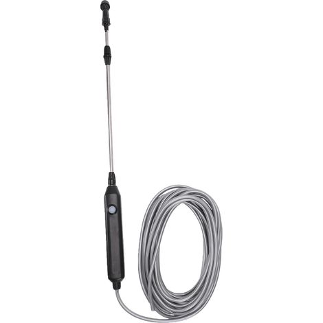 Akkubetriebene Sprühlanze Mit Teleskopstange, 89 Cm Schlauch, Austauschbaren Düsen Zum Bewässern Und Reinigen Des Gartens (typ 1 10 M / 32,8 Ft)