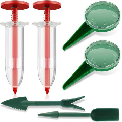 6er-pack Samenspender Für Kleine Samen, Mini-pflanzgefäß Für Sämlinge, Manuelles Pflanzgerät, Professionelles, Wiederverwendbares Gartenwerkzeug