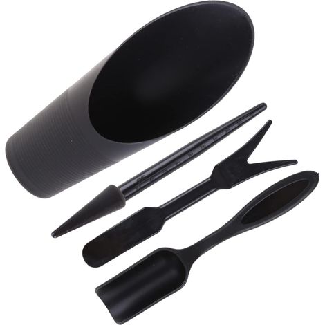 4er-pack Gartenpflanzgefäße, Anzuchttöpfe, Löffel, Sukkulenten- Und Bonsai-anzuchtbohrer, Zubehör
