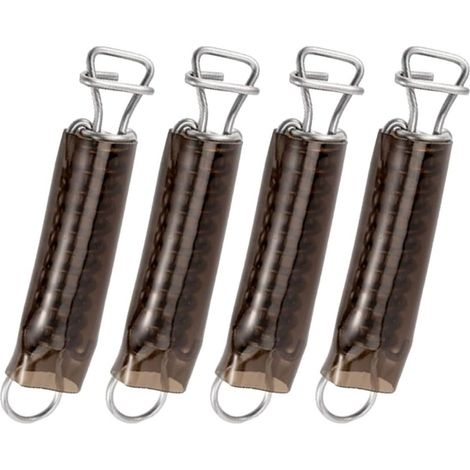 Set Mit 4 Edelstahl-poolabdeckungen Mit Schutzdeckeln, Robustes D-for-ring-material Für Eingelassene Und Aufstellpools, Witterungsbeständig (ohne Etui)