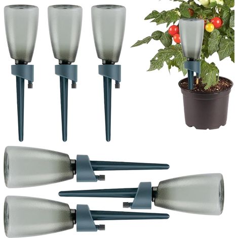 Set Mit 6 Bewässerungsstäben Für Den Außenbereich – Mit Steuerventil – Bewässerungsgeräte Für Balkone, Terrassen, Gewächshäuser, Ferienhäuser Und Gärten