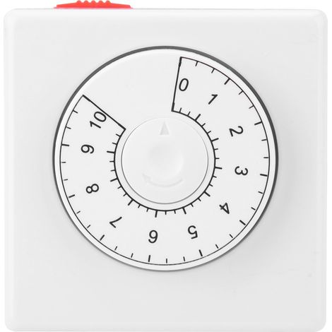 Mechanische Zeitschaltuhr-steckdose Für Handy- Und E-bike-ladegeräte – 10 A, Feuerfestes Pc-gehäuse, 9,2 X 5 X 5,5 Cm