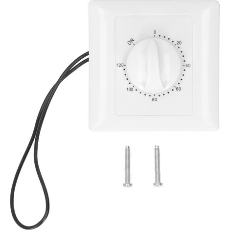 Mechanischer 120-minuten-timer Für 220-v-wandschalter – Countdown-timer Mit Automatischer Ein-/ausschaltfunktion