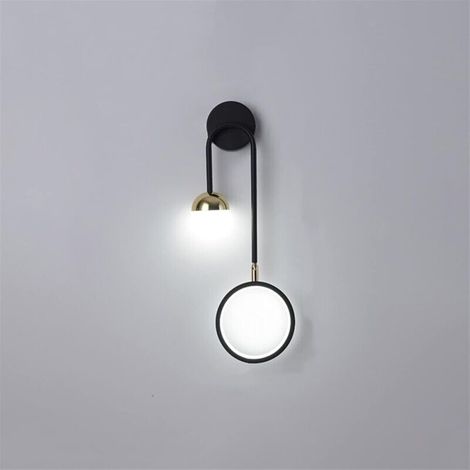 Moderne Wandleuchte, 13-w-acryl-wandleuchte, Vintage-wandleuchte, Industrie-wandleuchte, Retro-lampenschirm, Metall-wandleuchte, Ideal Für Küche, Restaurant, Loft