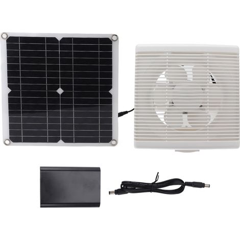 12-w-solarventilator Für Gewächshäuser Und Den Außenbereich – Komplettset Mit 12-v-monokristallinem Photovoltaikmodul