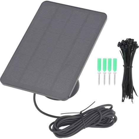 10-w-solarpanel Für Arlo Pro 3/pro 4/ultra 2 Kameras – Ip65 Wasserdicht, Monokristallines Silizium, 3 M Kabel