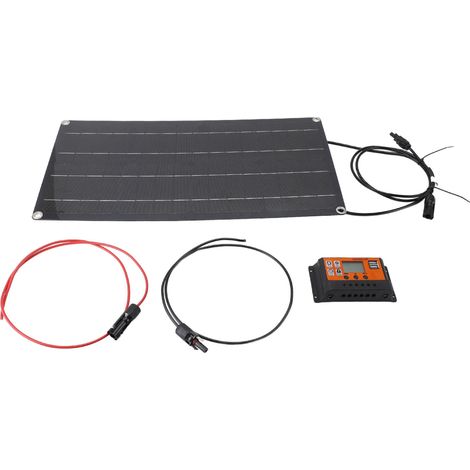 100-w-monokristallin-solarpanel-set Mit Mppt-regler Für Camping, Wohnwagen Und Outdoor-aktivitäten