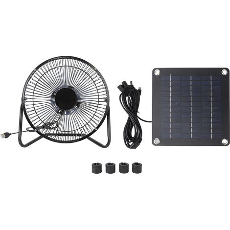 100-w-solarventilator Für Gewächshäuser Und Tierställe – Monokristallines Panel, Batterielos, Tragbar