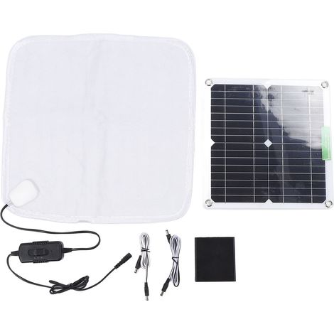 12v 50w Solarheizdecke Für Haustiere – Tragbare Heizmatte Mit Polykristallinem Solarpanel