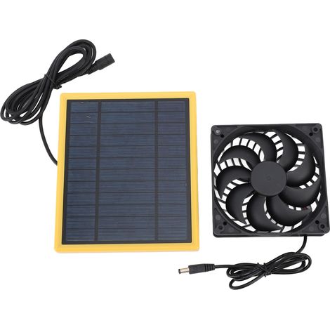Wasserdichter 20-w-solarventilator Für Hühnerstall, Gewächshaus Oder Tierunterkunft – Leiser Betrieb Und Einfache Installation