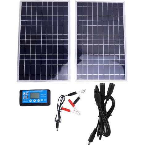 200-w-solar-kit Mit Regler Und Aluminiumrahmen Für Netzunabhängige Anwendungen, Wohnmobile Und Boote