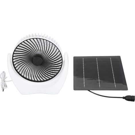 7w 5v Usb-solarventilator Für Gewächshaus, Tierhaus Oder Außenbereich – Tragbares Solarpanel-set