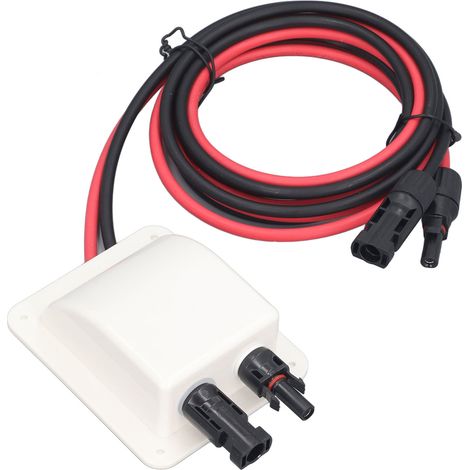 Ip67 Wasserdichte Doppel-einführungsbox Für Solarkabel, Wohnmobil-dachdurchführungsbox, 2 M, 10 Awg