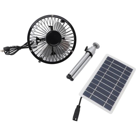 10-w-solarventilator Mit Monokristallinem Siliziumpanel Und Halterung Für Gewächshaus, Ventil Oder Unterstand
