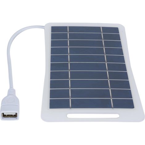 Tragbares Monokristallines Usb-solarpanel 9 X 16,5 Cm Für Camping, Wandern Und Vanlife