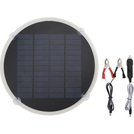 20w 12v Kreisförmiges Monokristallines Silizium-solarpanel Zum Laden Von Autobatterien