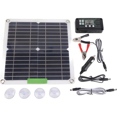 200-w-12-v-tragbares Solarpanel Mit Regler Für Camping, Wandern Und Radfahren – Monokristallines Silizium