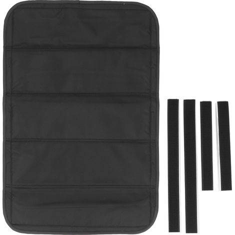Verdunkelungsvorhang Für Wohnmobiltür/-fenster – 63,5 X 40,6 Cm, Schwarz, Faltbar, Vollständig Licht- Und Uv-undurchlässig