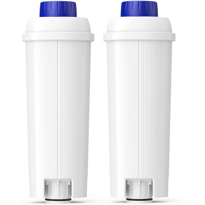 2er-pack Wasserfilter Für Delonghi Dlsc002 - Ersatzfilterkartusche Für Magnifica Evo, Dinamica, Eletta, Ecam, Etam Kaffeemaschinen - Wasserenthärter Mit Aktivkohle (blau)