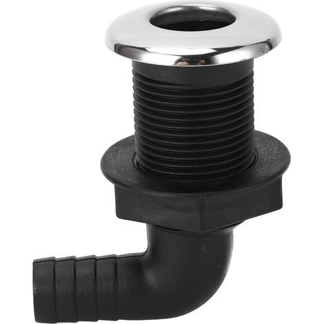 20 Mm (3/4") Wasserdichter Nylon-rumpfanschluss Mit 90°-winkelstück Für Boots- Und Schiffsanwendungen